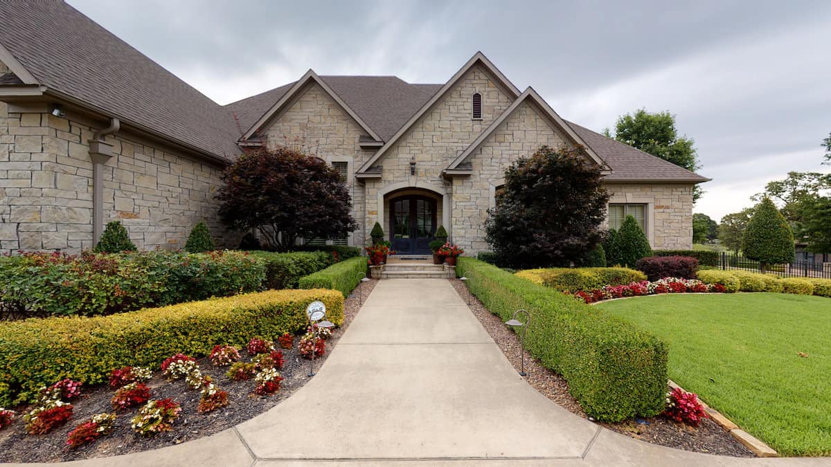 Front Door of this 4-Bedroom,3766 Sq Ft Plan -153-1095