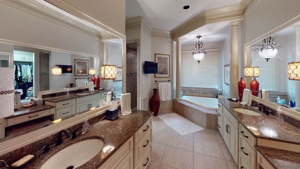 Master Bathroom of this 4-Bedroom,3766 Sq Ft Plan -153-1095