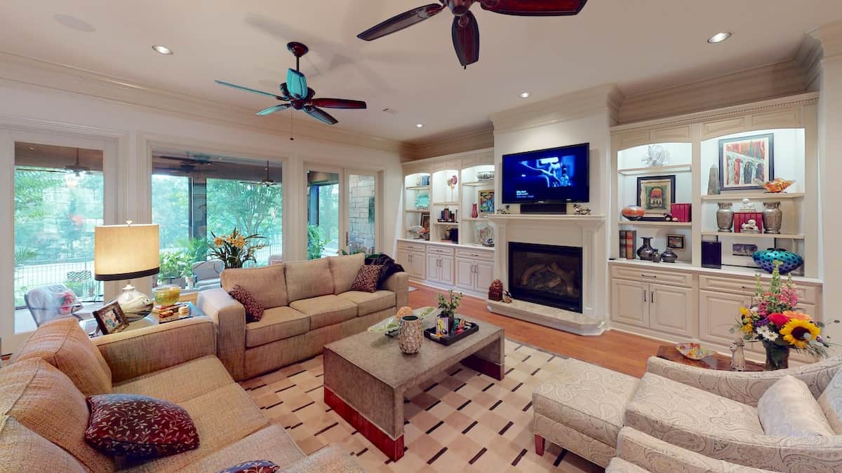 Family Room of this 4-Bedroom,3766 Sq Ft Plan -153-1095