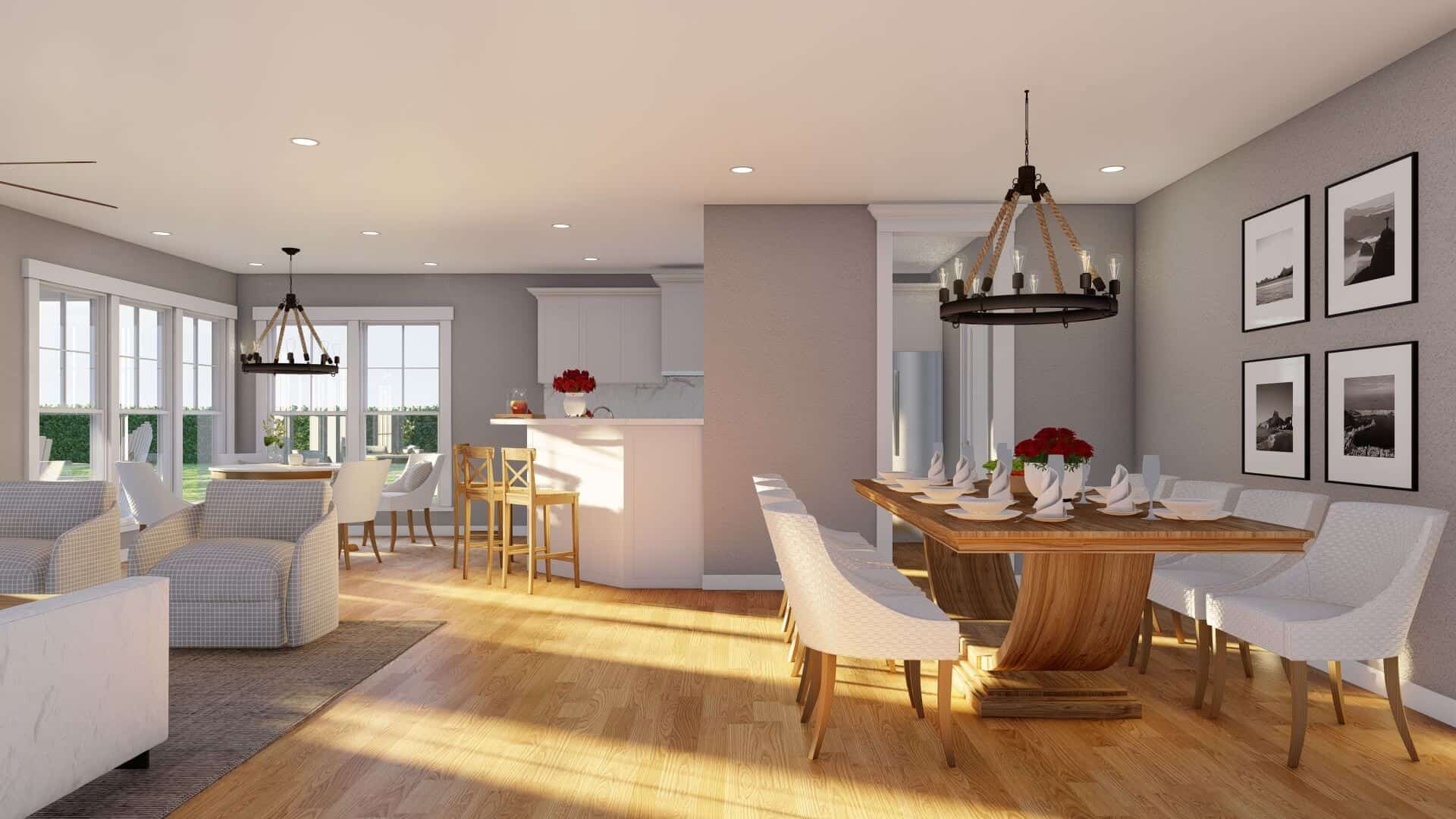 Dining Room of this 3-Bedroom,2457 Sq Ft Plan -153-1099