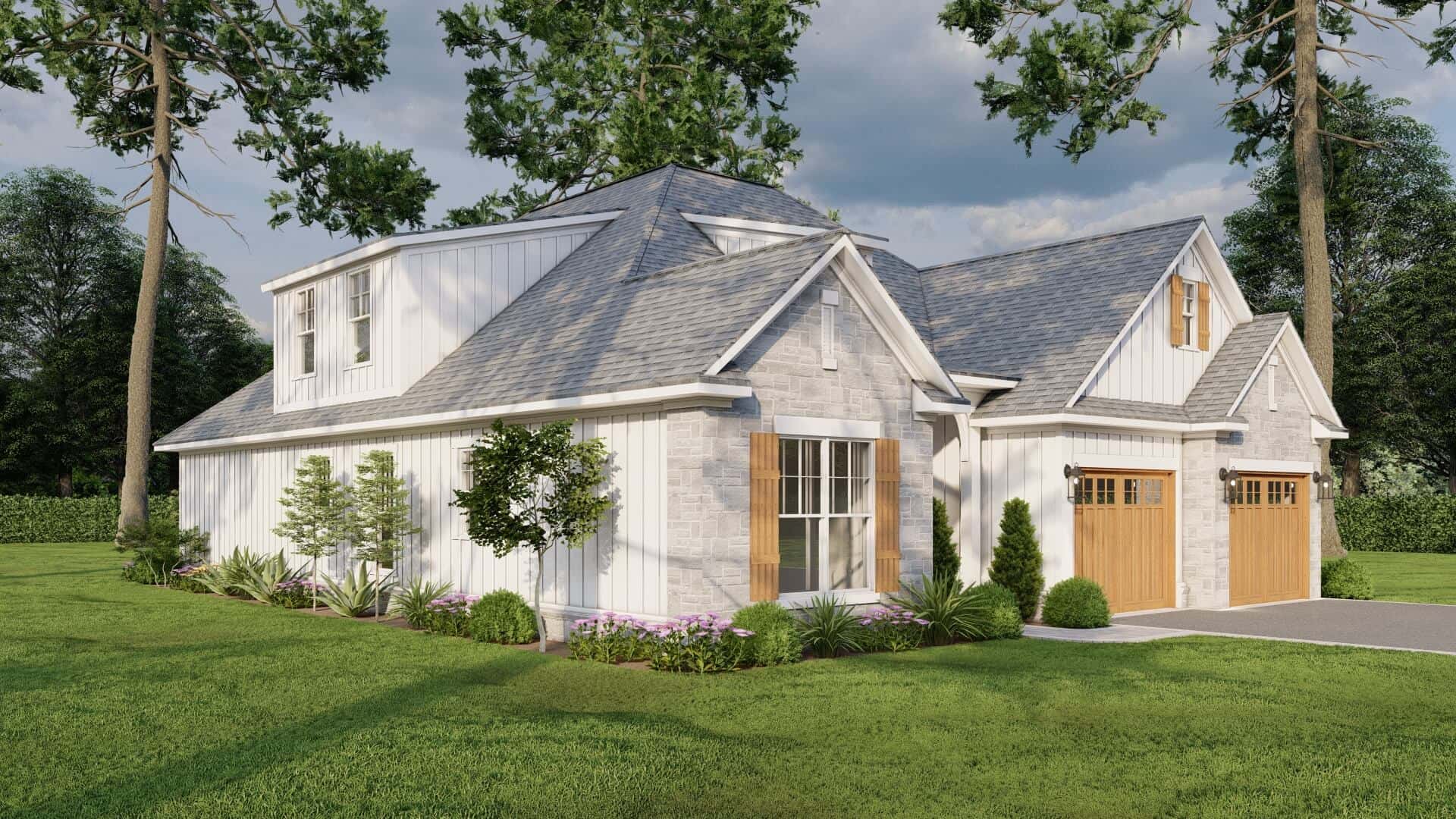 Left Side View of this 3-Bedroom,2457 Sq Ft Plan -153-1099