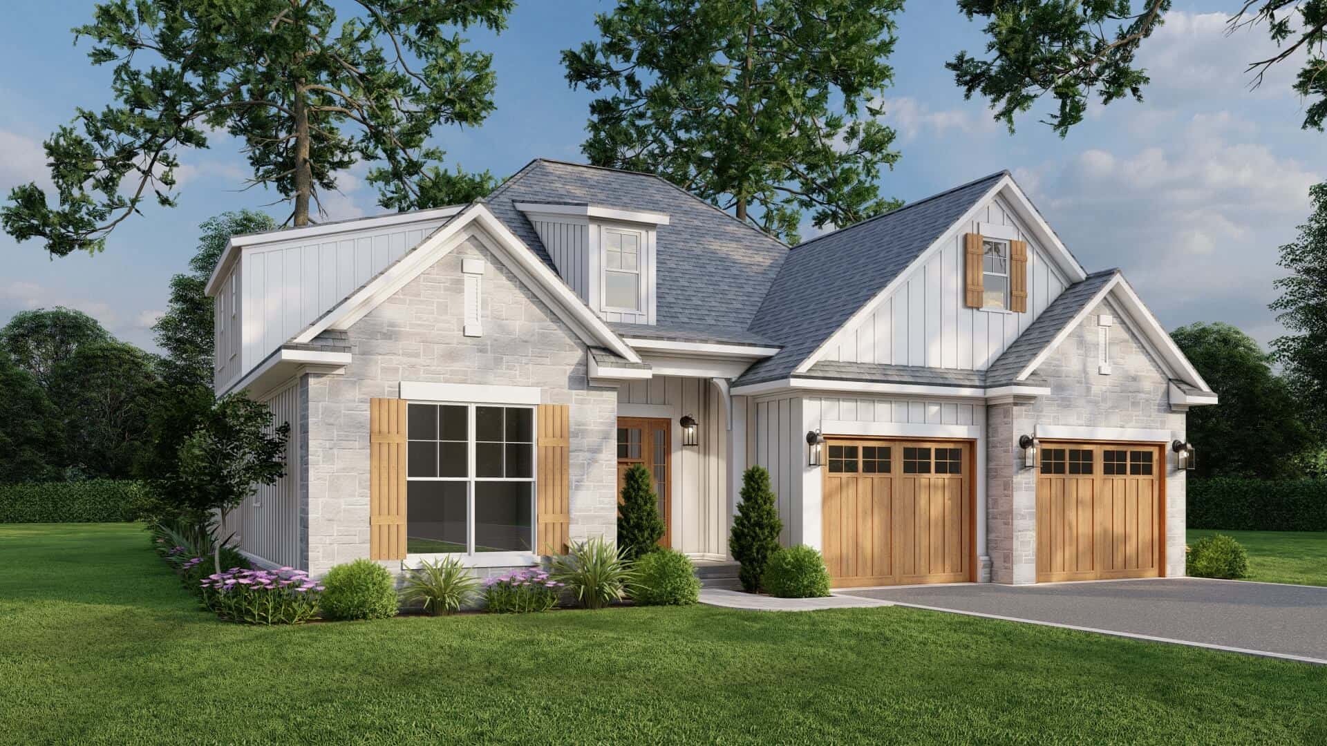 Front View of this 3-Bedroom,2457 Sq Ft Plan -153-1099