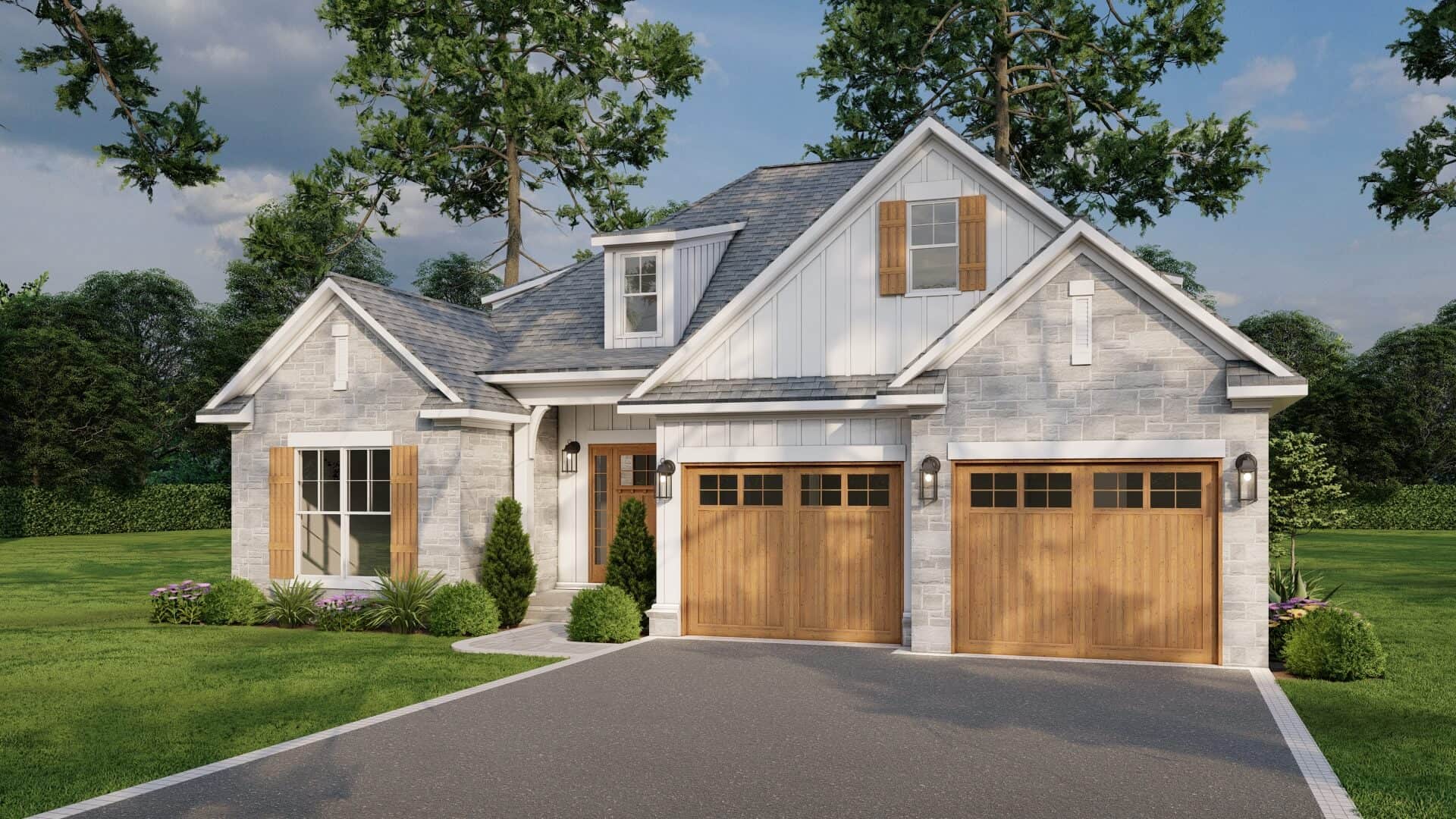 Right Side View of this 3-Bedroom,2457 Sq Ft Plan -153-1099