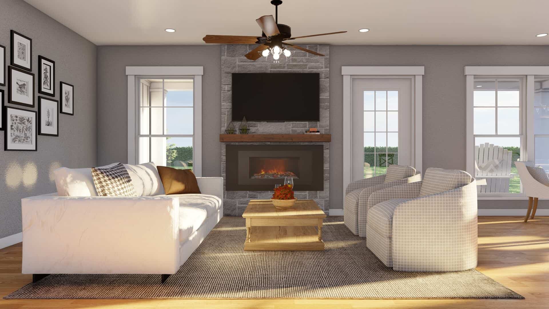 Great Room of this 3-Bedroom,2457 Sq Ft Plan -153-1099