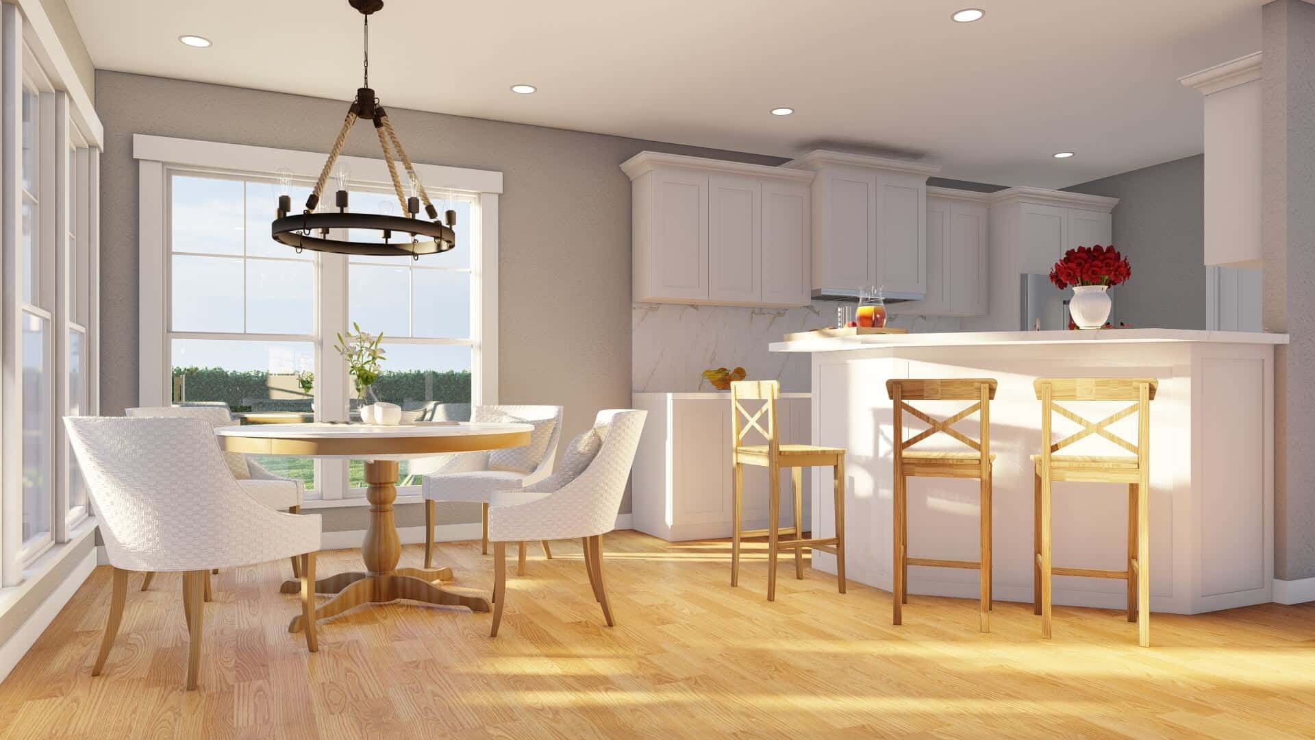 Kitchen: Breakfast Nook of this 3-Bedroom,2457 Sq Ft Plan -153-1099