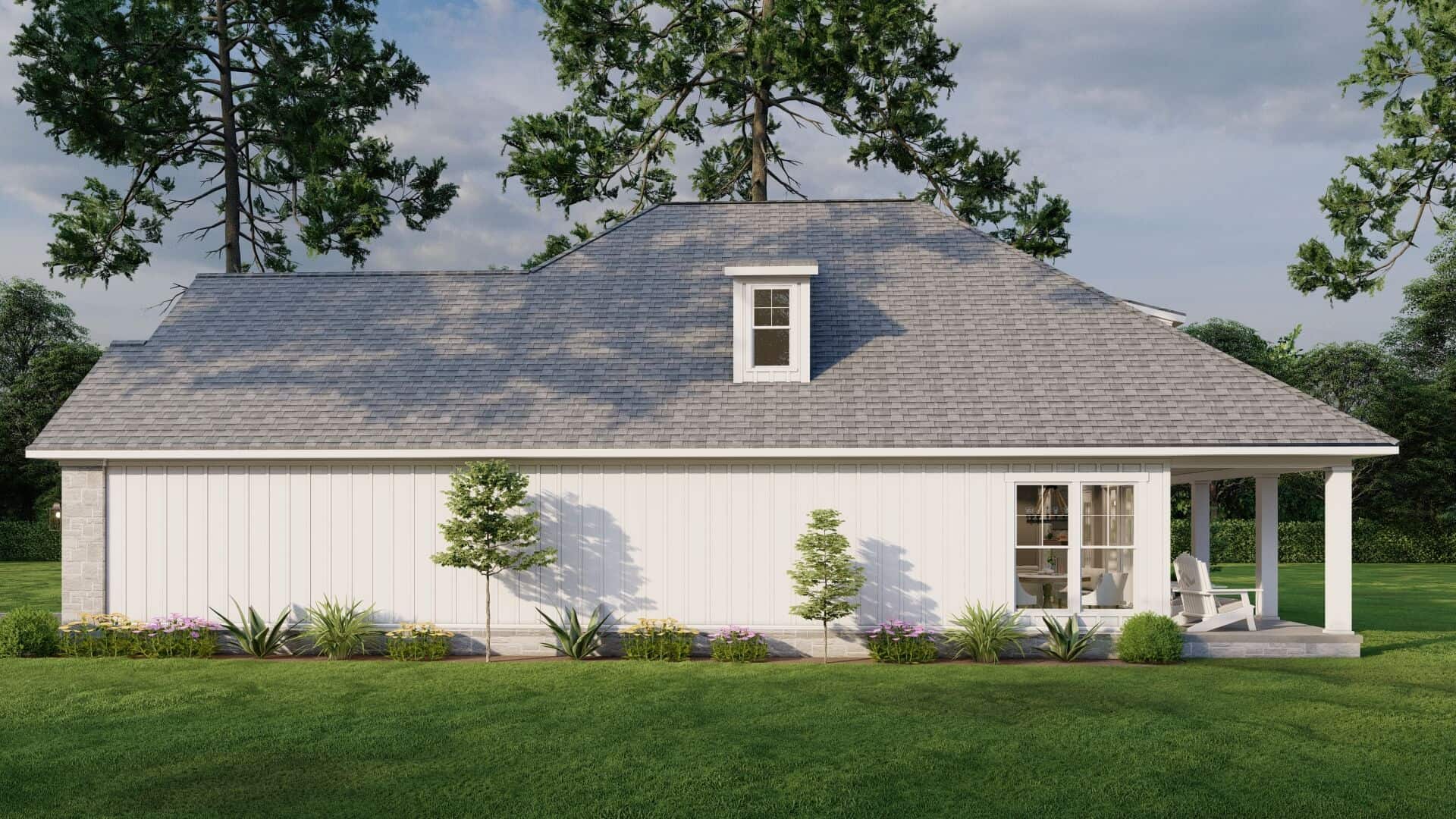 Right Side View of this 3-Bedroom,2457 Sq Ft Plan -153-1099