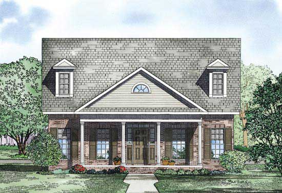 Home Plan Front Elevation of this 2-Bedroom,1721 Sq Ft Plan -153-1118