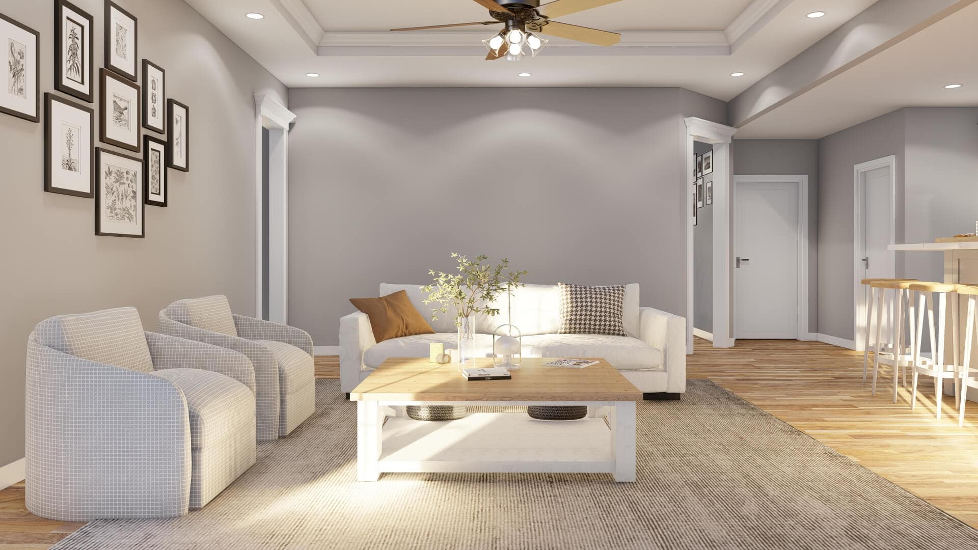 Great Room of this 4-Bedroom,1832 Sq Ft Plan -153-1191