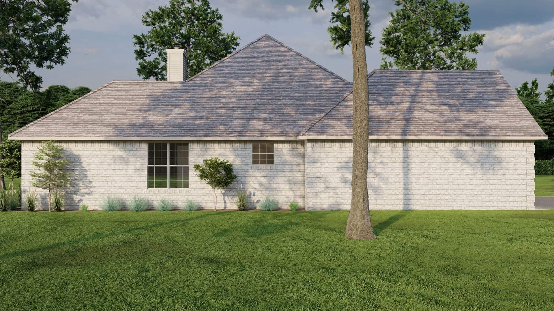 Left Side View of this 4-Bedroom,1832 Sq Ft Plan -153-1191