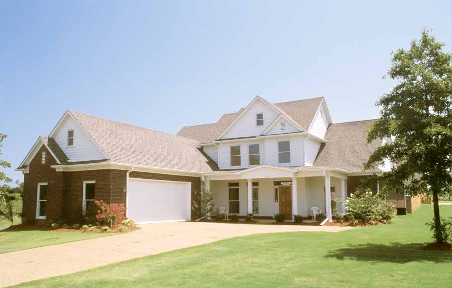 Front View of this 4-Bedroom,3206 Sq Ft Plan -153-1204