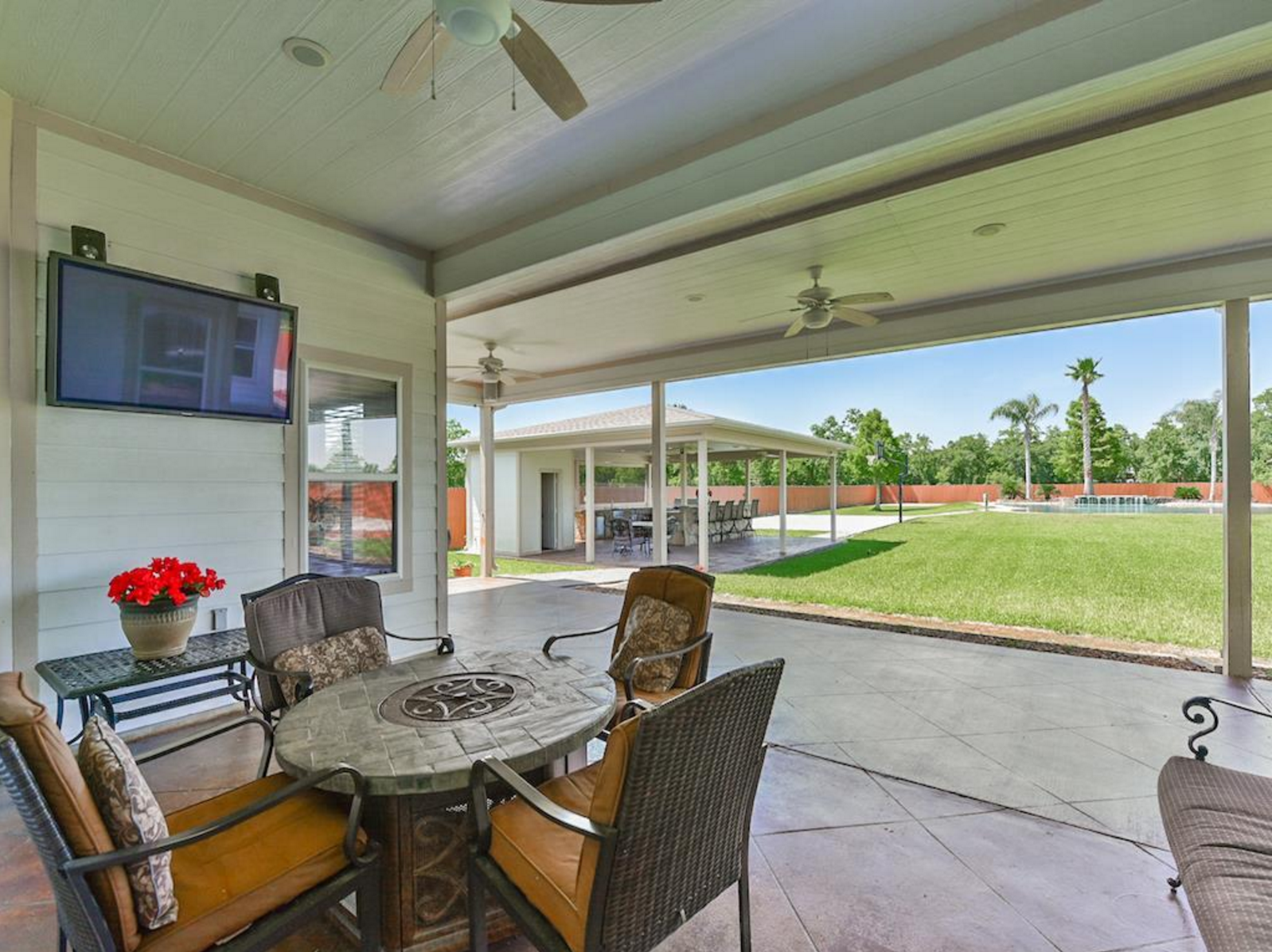 Grilling Porch of this 4-Bedroom,3021 Sq Ft Plan -153-1209