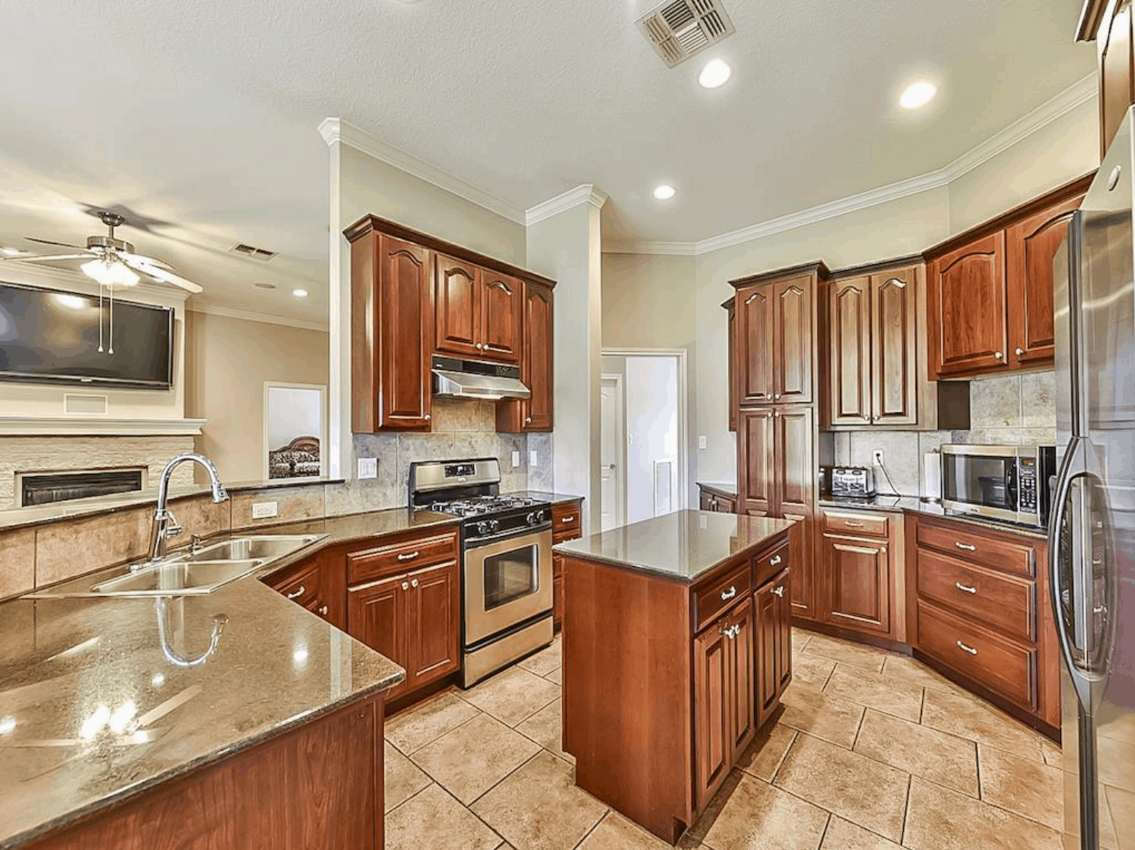 Kitchen of this 4-Bedroom,3021 Sq Ft Plan -153-1209