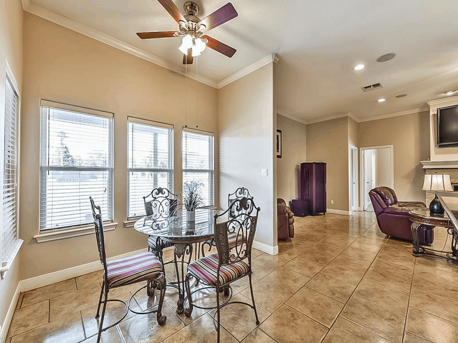 Kitchen: Breakfast Nook of this 4-Bedroom,3021 Sq Ft Plan -153-1209