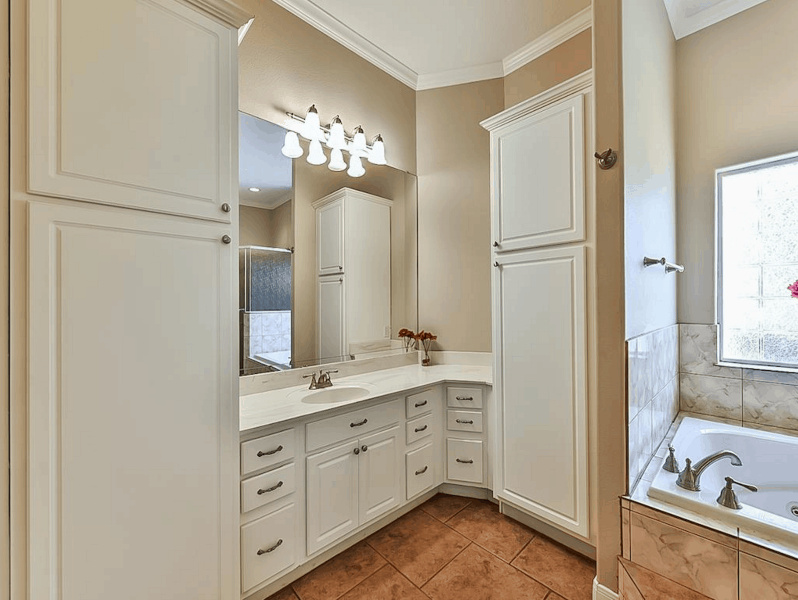 Master Bathroom: Sink/Vanity of this 4-Bedroom,3021 Sq Ft Plan -153-1209