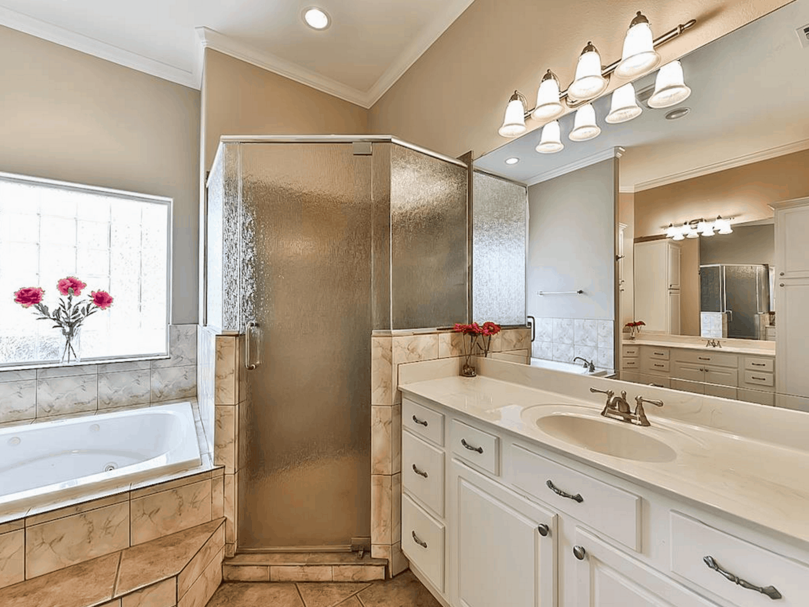 Master Bathroom: Shower of this 4-Bedroom,3021 Sq Ft Plan -153-1209