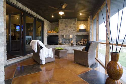 Outdoor Kitchen of this 4-Bedroom,2525 Sq Ft Plan -2525