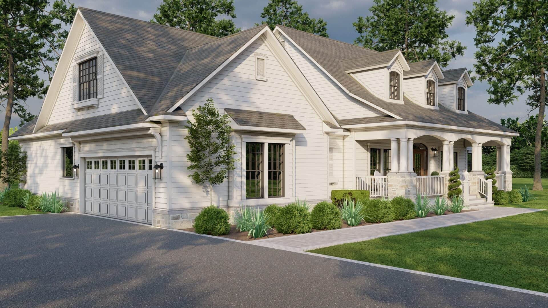 Left Side View of this 4-Bedroom,2373 Sq Ft Plan -153-1224
