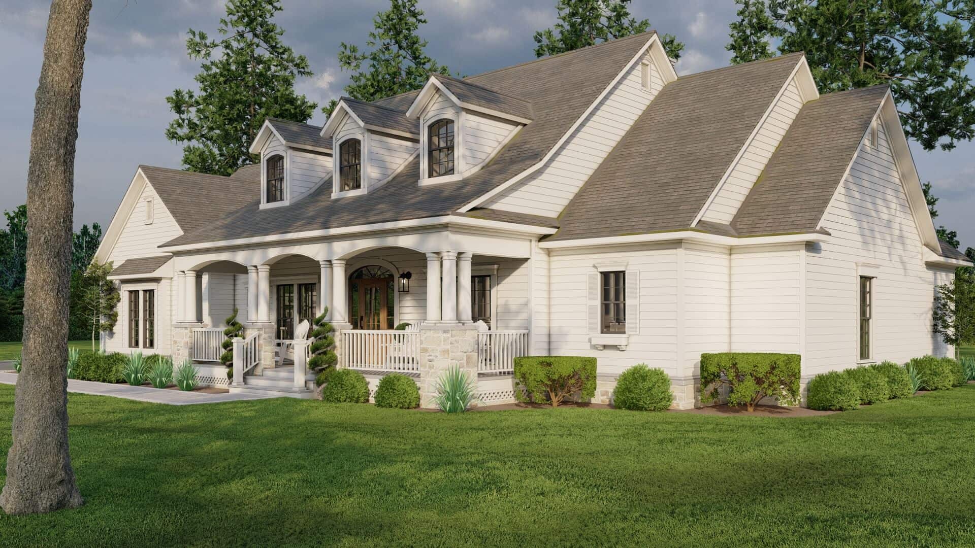 Right Side View of this 4-Bedroom,2373 Sq Ft Plan -153-1224