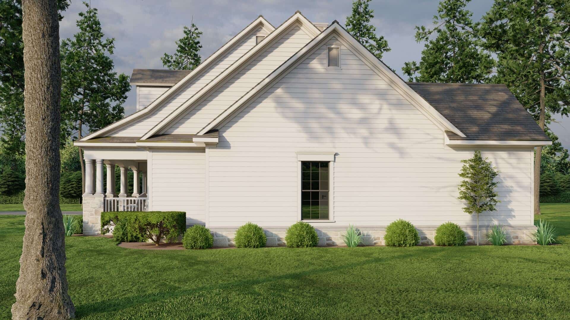 Right Side View of this 4-Bedroom,2373 Sq Ft Plan -153-1224