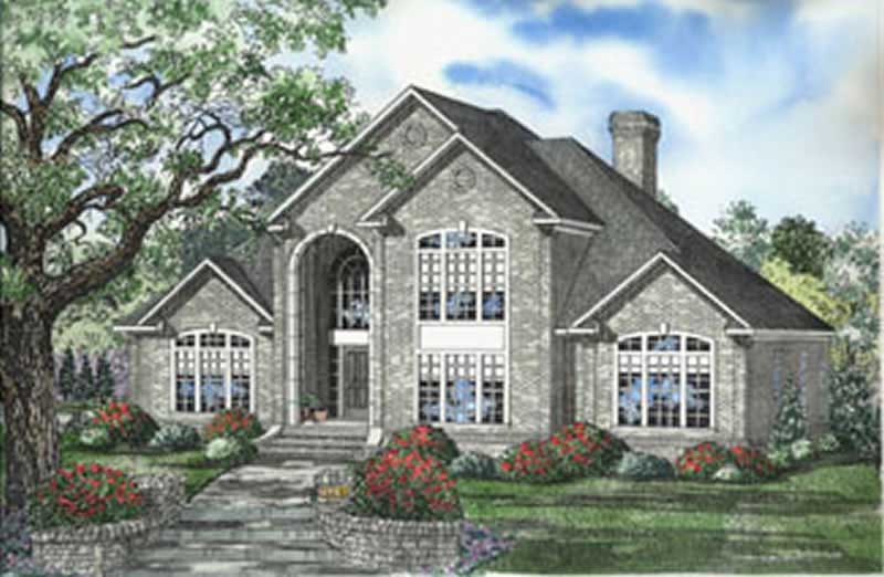European home (ThePlanCollection: Plan #153-1286)