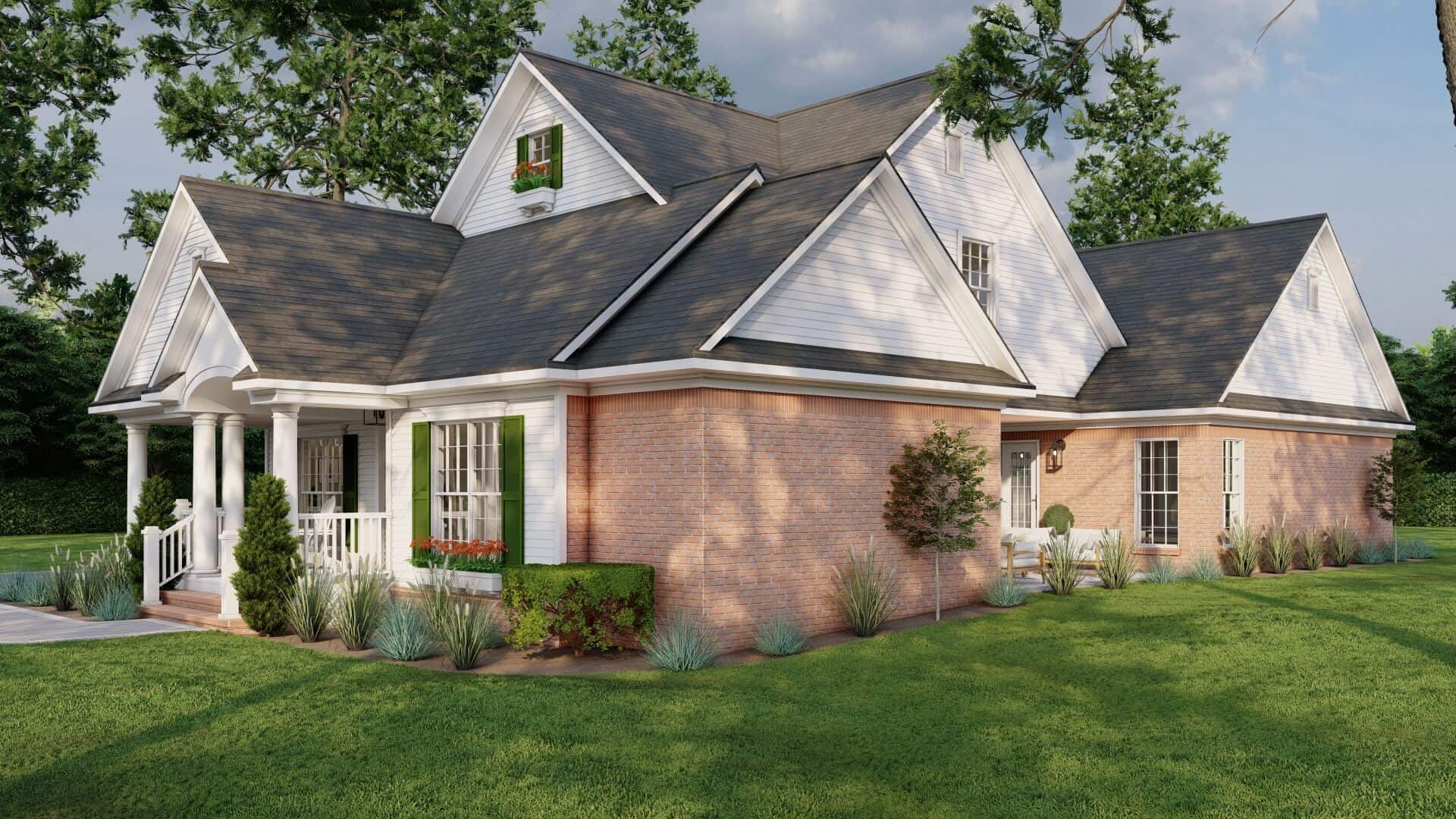 Right Side View of this 3-Bedroom,2146 Sq Ft Plan -153-1305