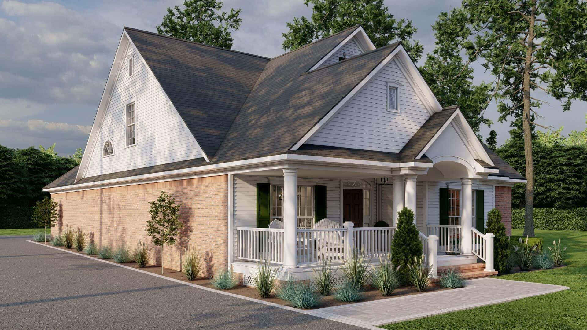 Left Side View of this 3-Bedroom,2146 Sq Ft Plan -153-1305
