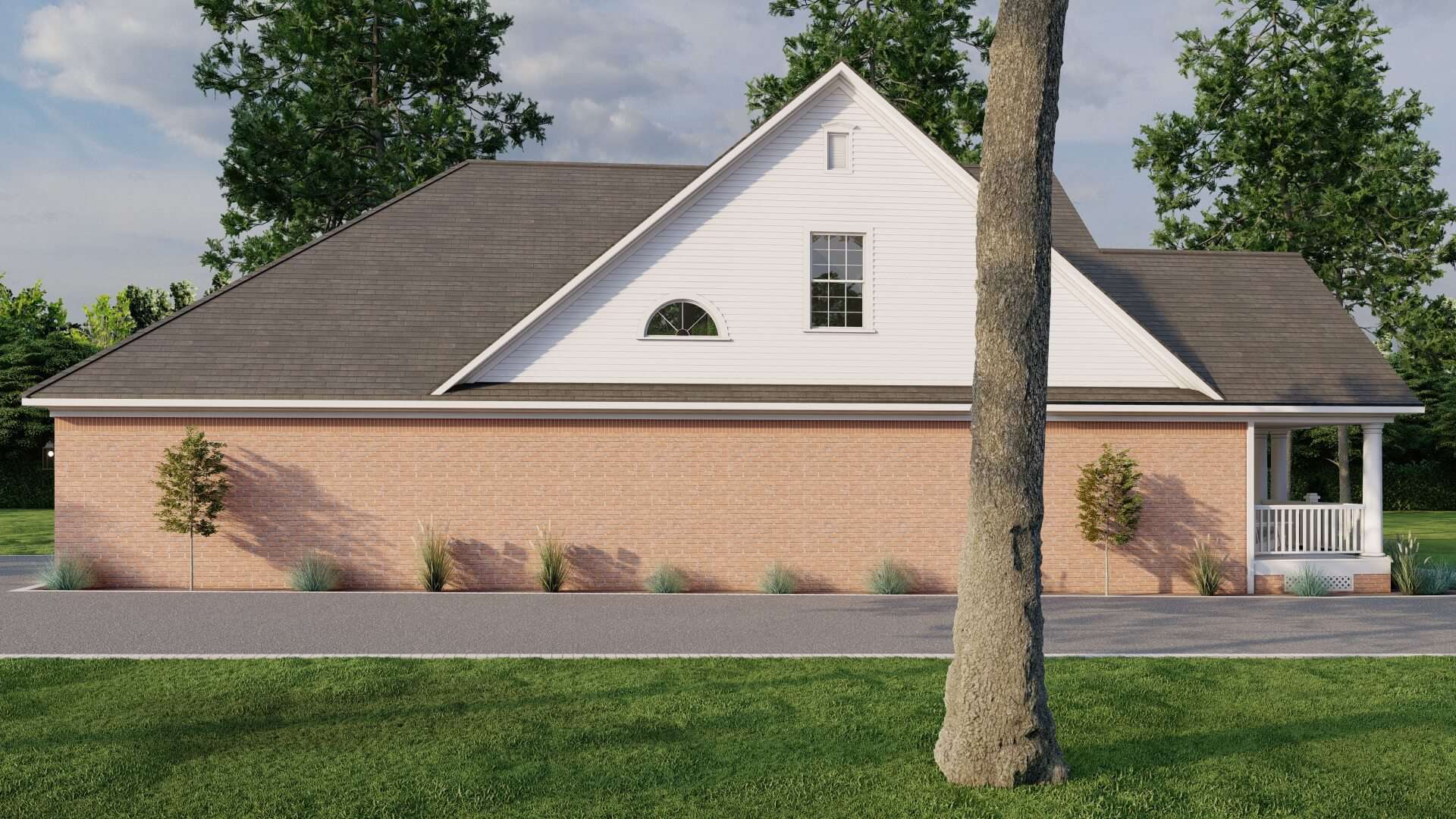 Left Side View of this 3-Bedroom,2146 Sq Ft Plan -153-1305