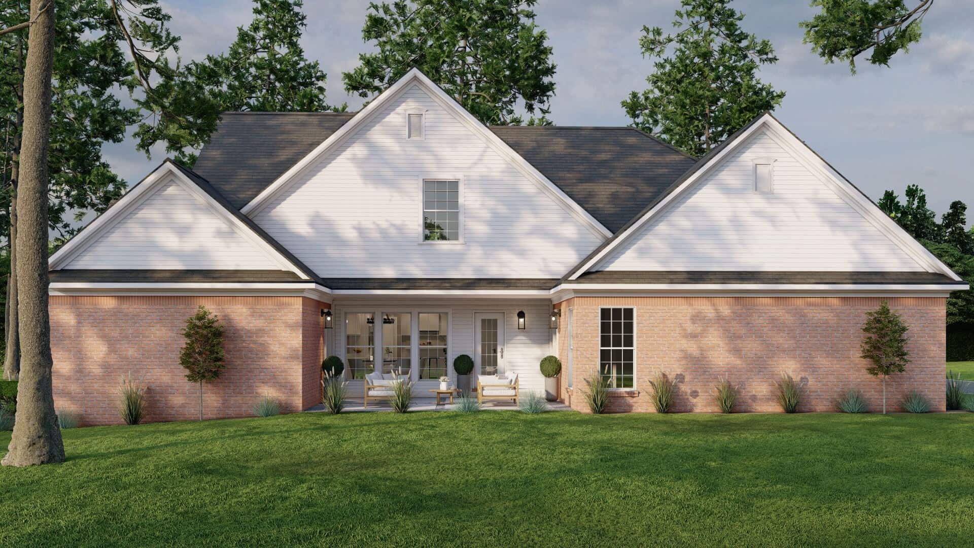 Right Side View of this 3-Bedroom,2146 Sq Ft Plan -153-1305