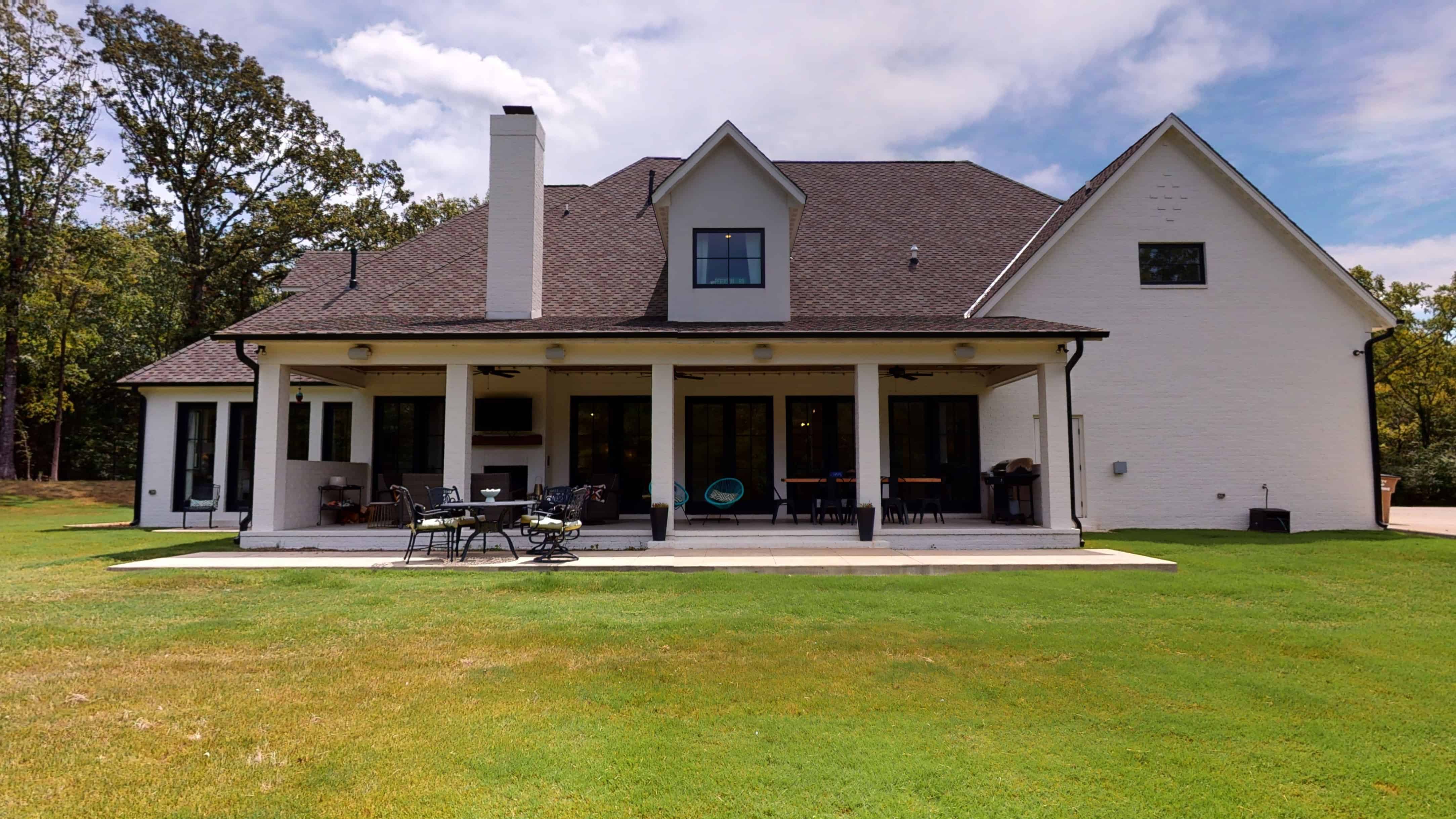 Rear View of this 4-Bedroom,4488 Sq Ft Plan -153-1365
