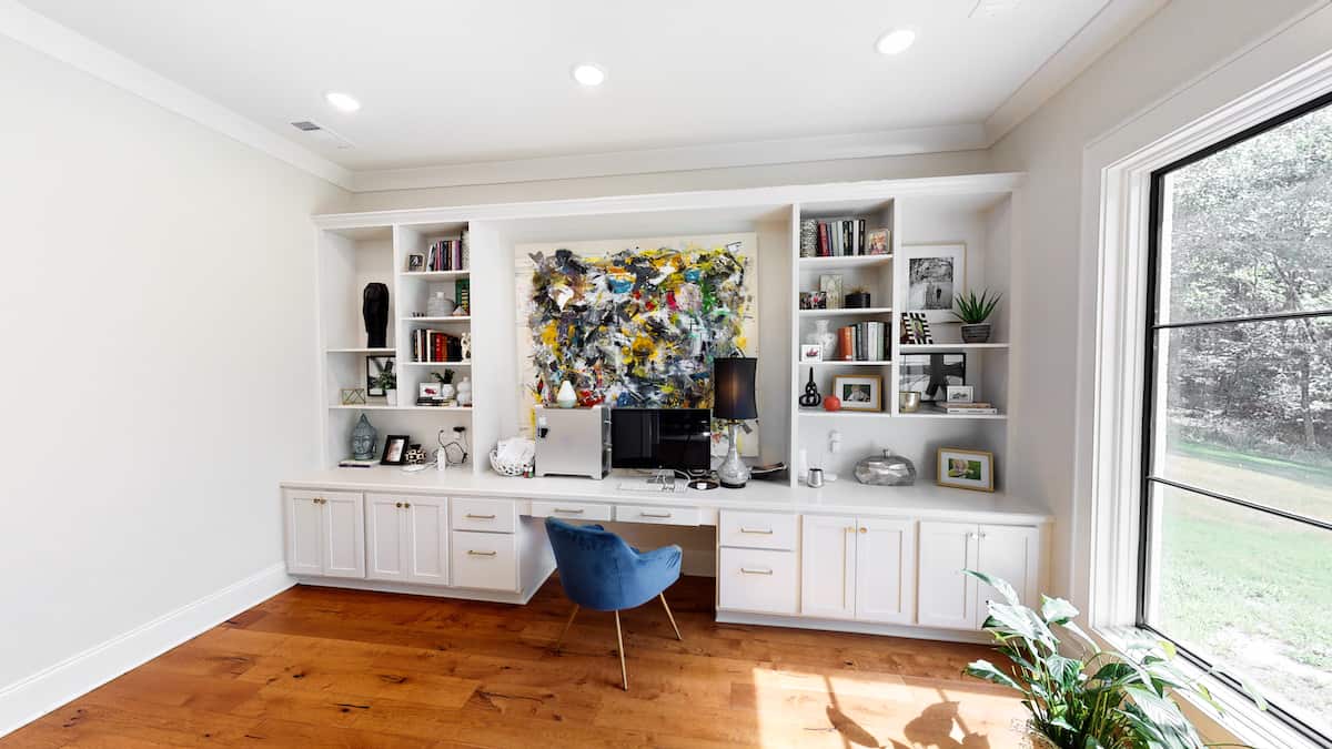 Home Office of this 4-Bedroom,4488 Sq Ft Plan -153-1365