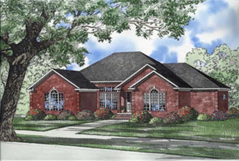 French home (ThePlanCollection: Plan #153-1383)