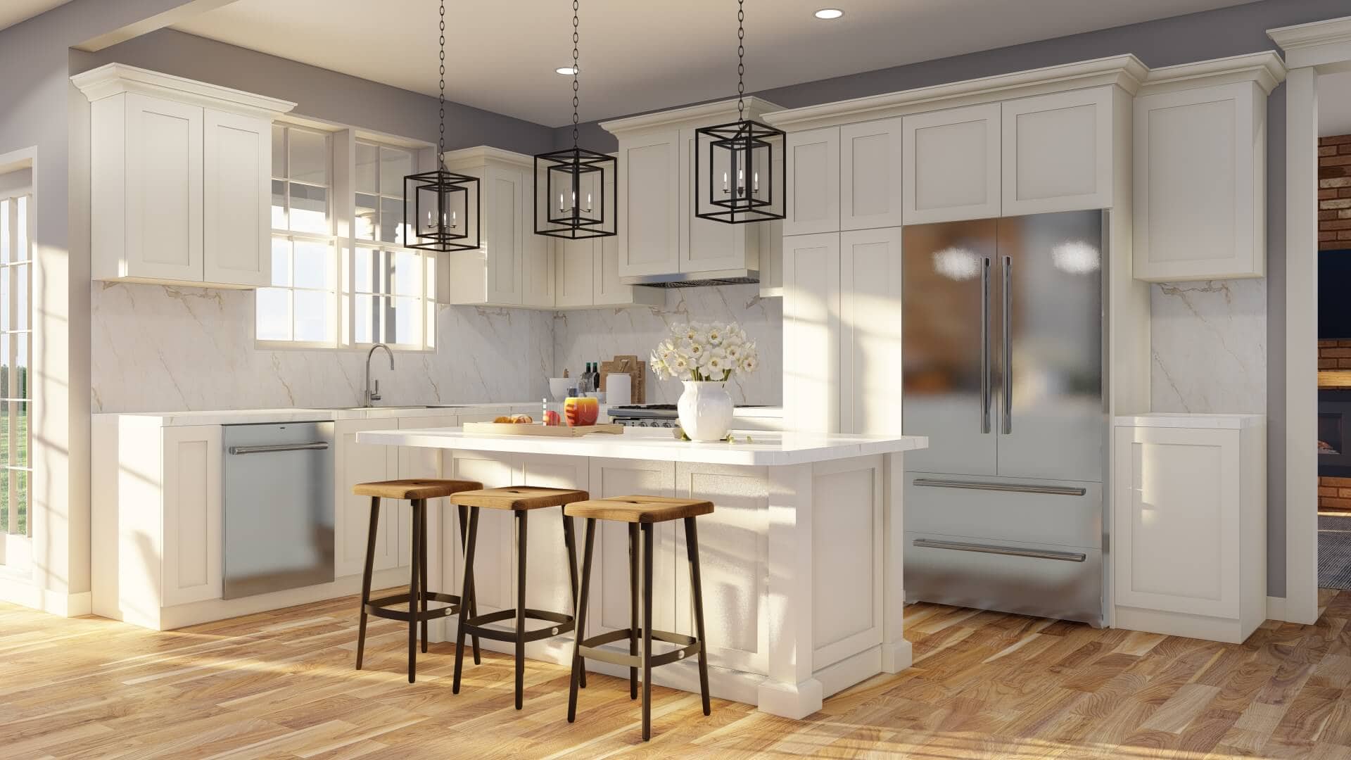 Kitchen of this 4-Bedroom,2405 Sq Ft Plan -153-1417