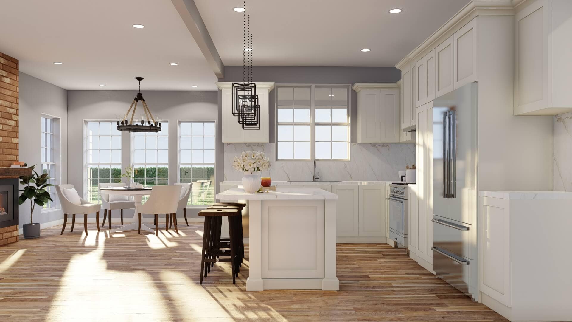 Kitchen of this 4-Bedroom,2405 Sq Ft Plan -153-1417