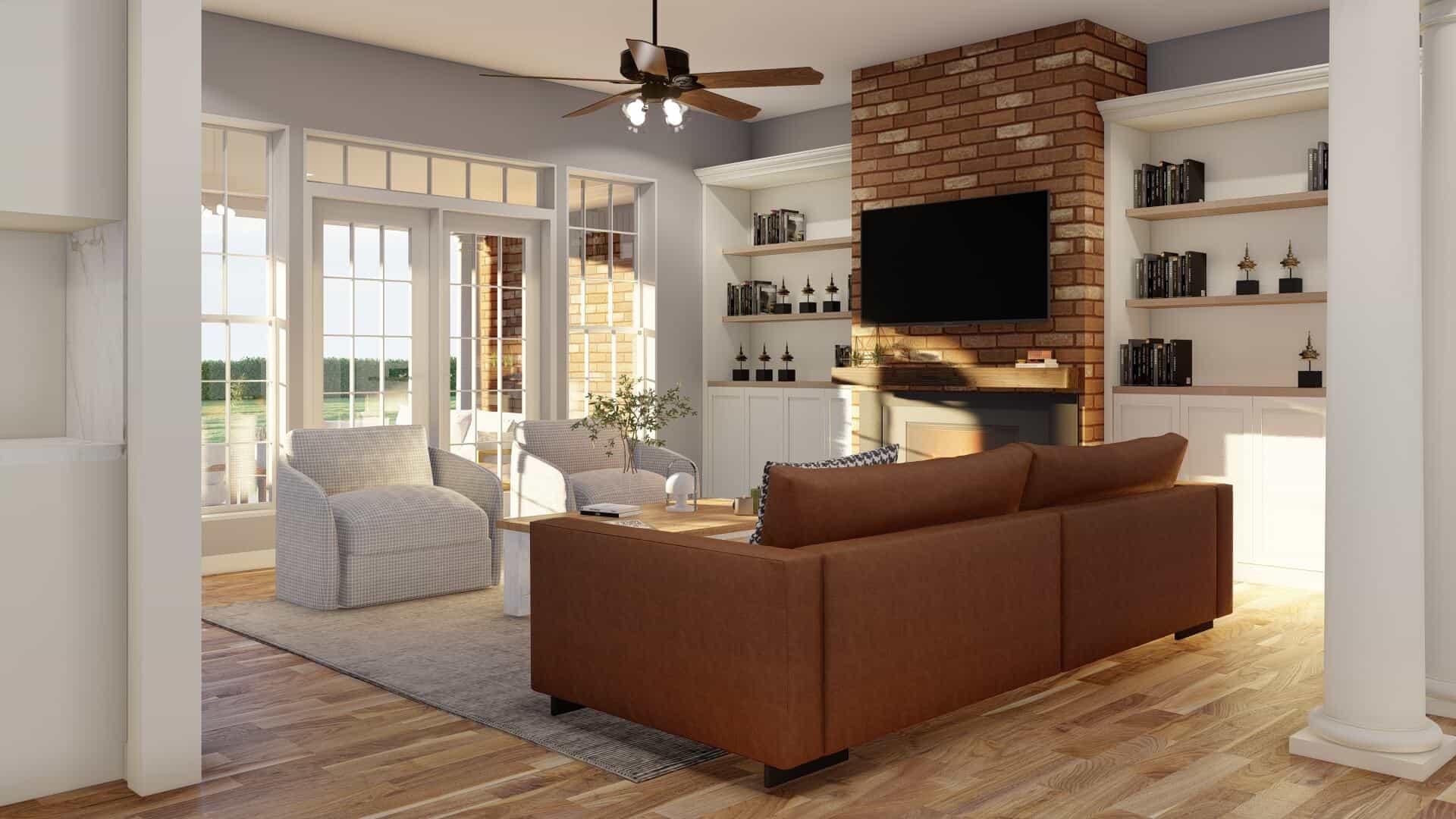 Great Room of this 4-Bedroom,2405 Sq Ft Plan -153-1417
