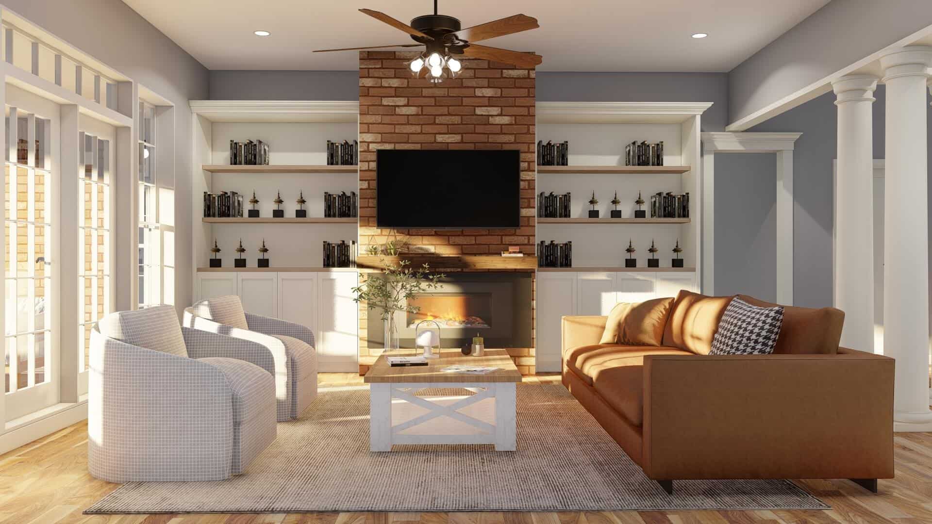 Great Room of this 4-Bedroom,2405 Sq Ft Plan -153-1417