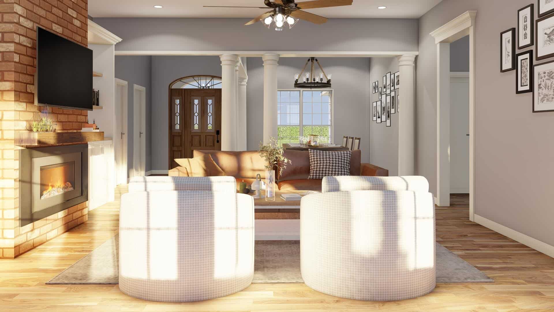 Great Room of this 4-Bedroom,2405 Sq Ft Plan -153-1417