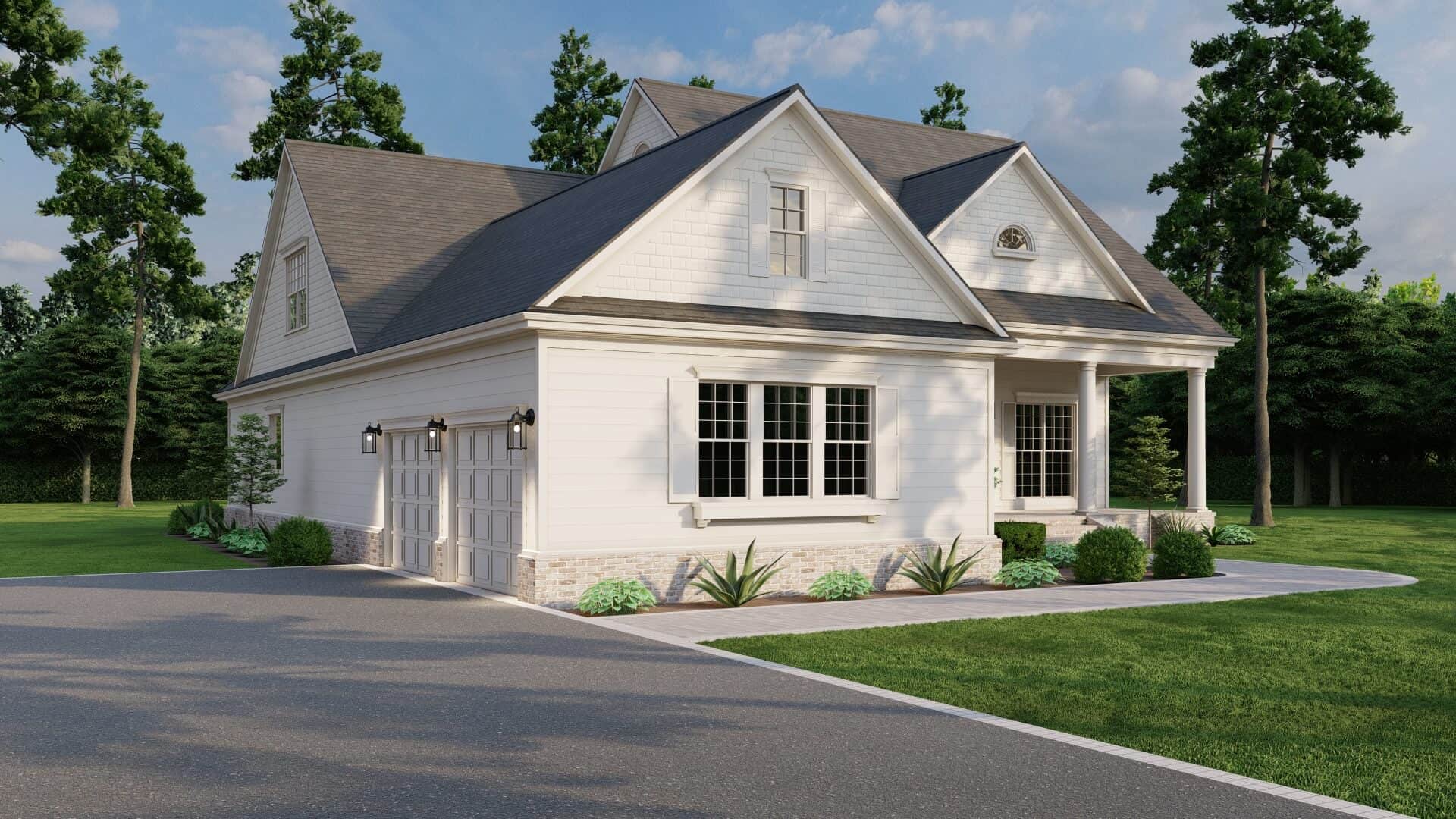 Left Side View of this 4-Bedroom,2920 Sq Ft Plan -153-1442