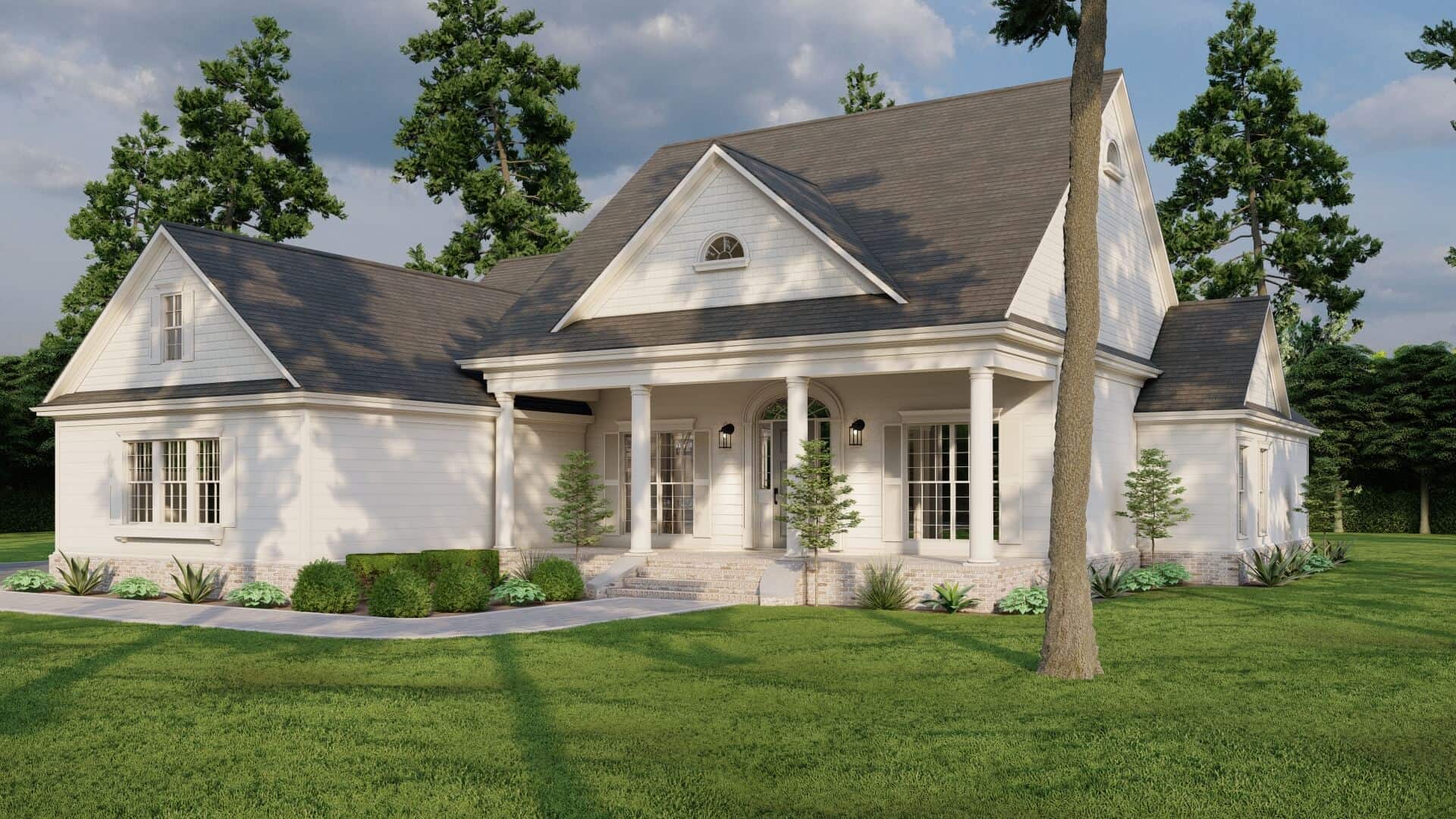 Right Side View of this 4-Bedroom,2920 Sq Ft Plan -153-1442