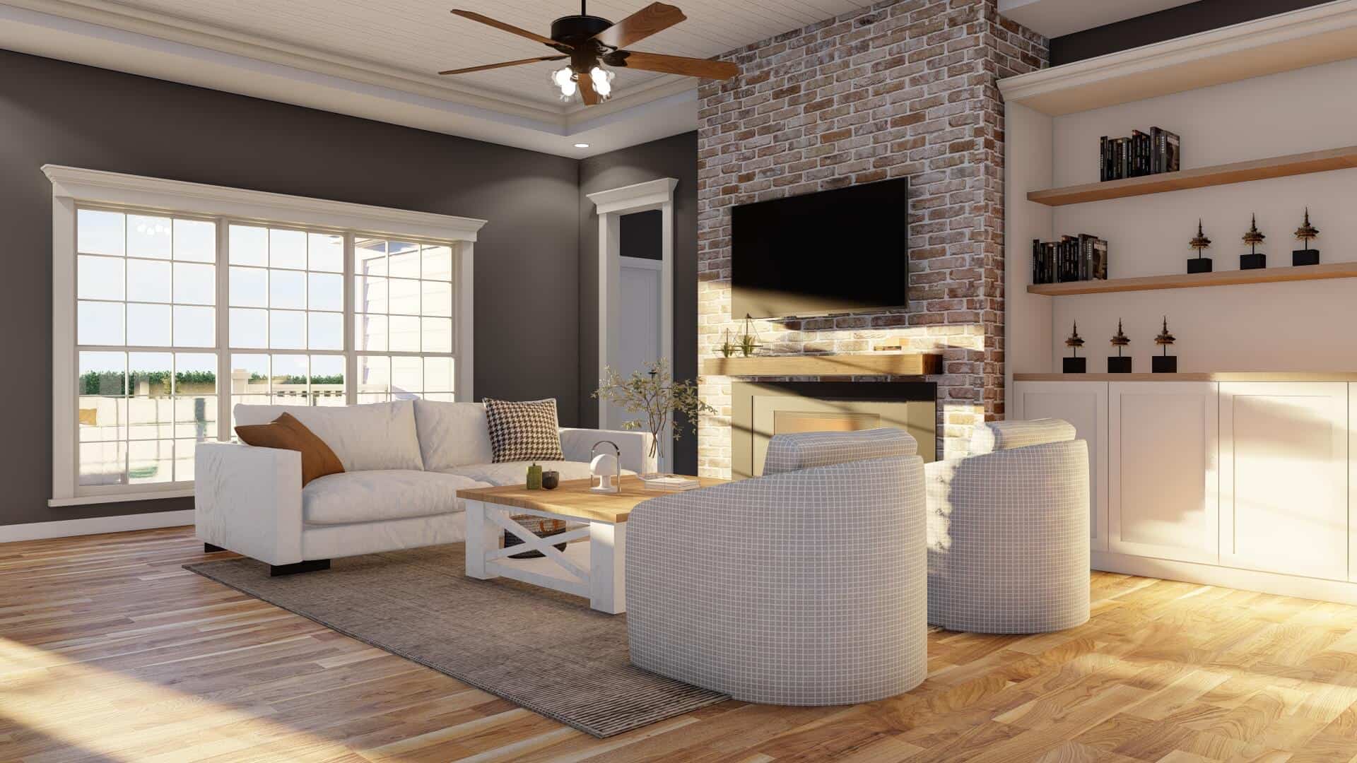 Great Room of this 4-Bedroom,2920 Sq Ft Plan -153-1442