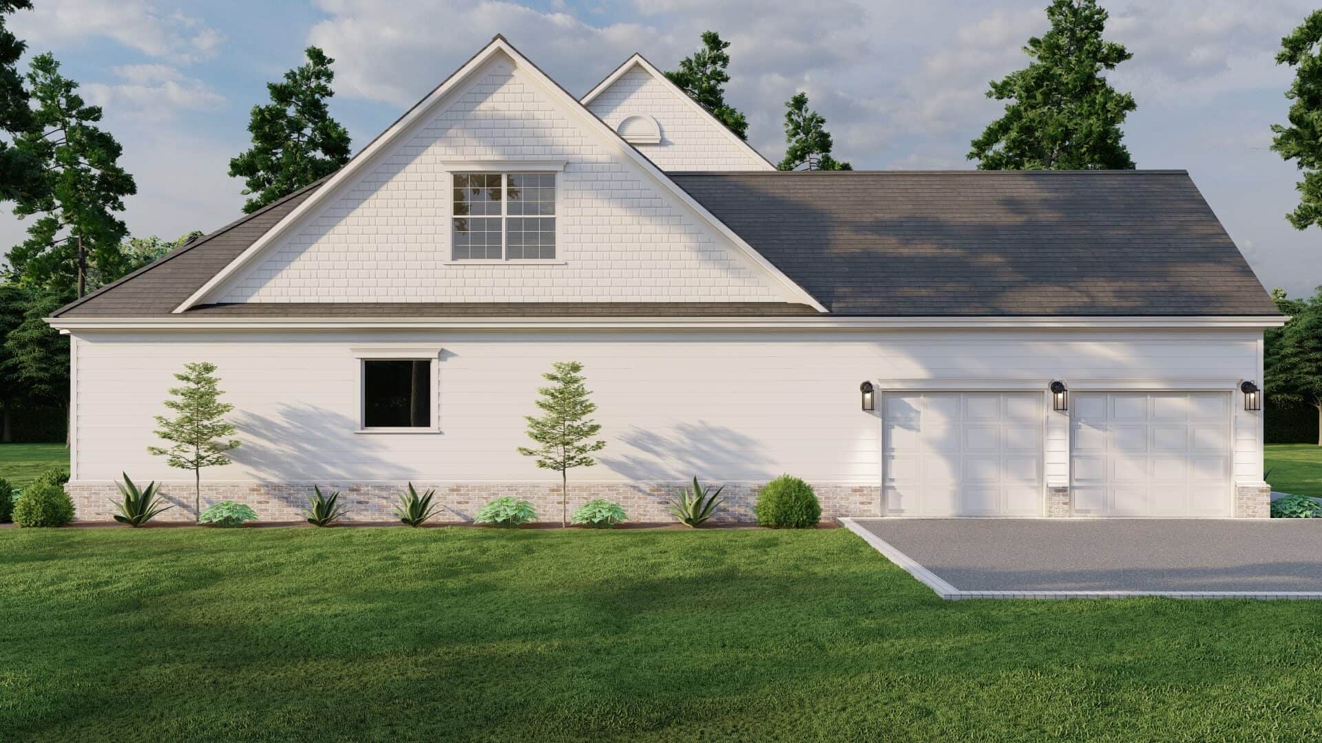 Left Side View of this 4-Bedroom,2920 Sq Ft Plan -153-1442