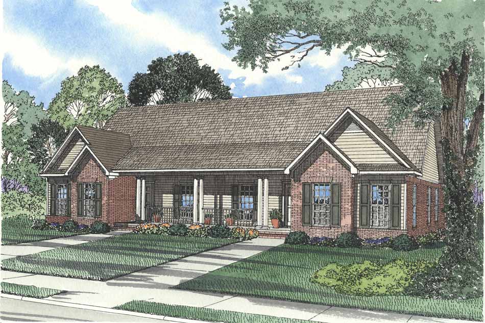Multi-Unit home (ThePlanCollection: Plan #153-1544)