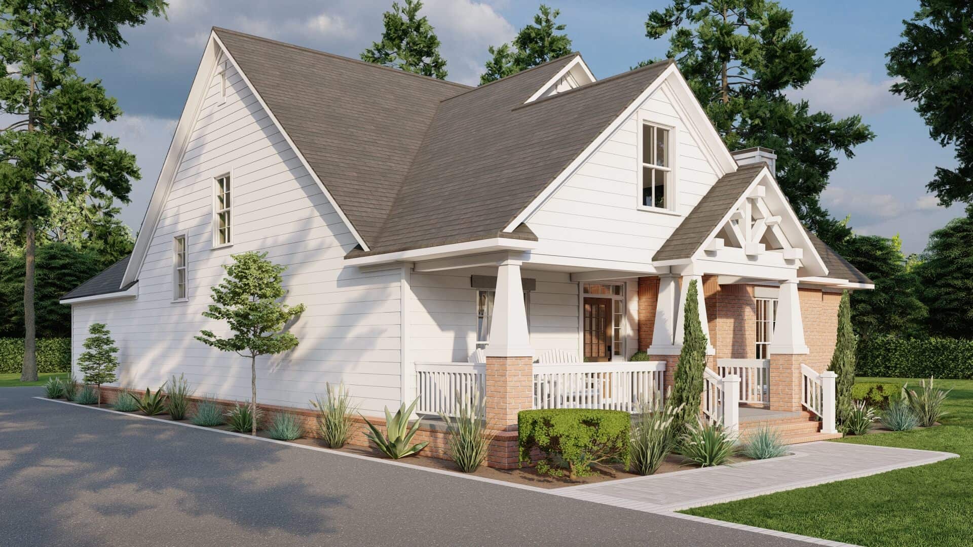Left Side View of this 3-Bedroom,2146 Sq Ft Plan -153-1572