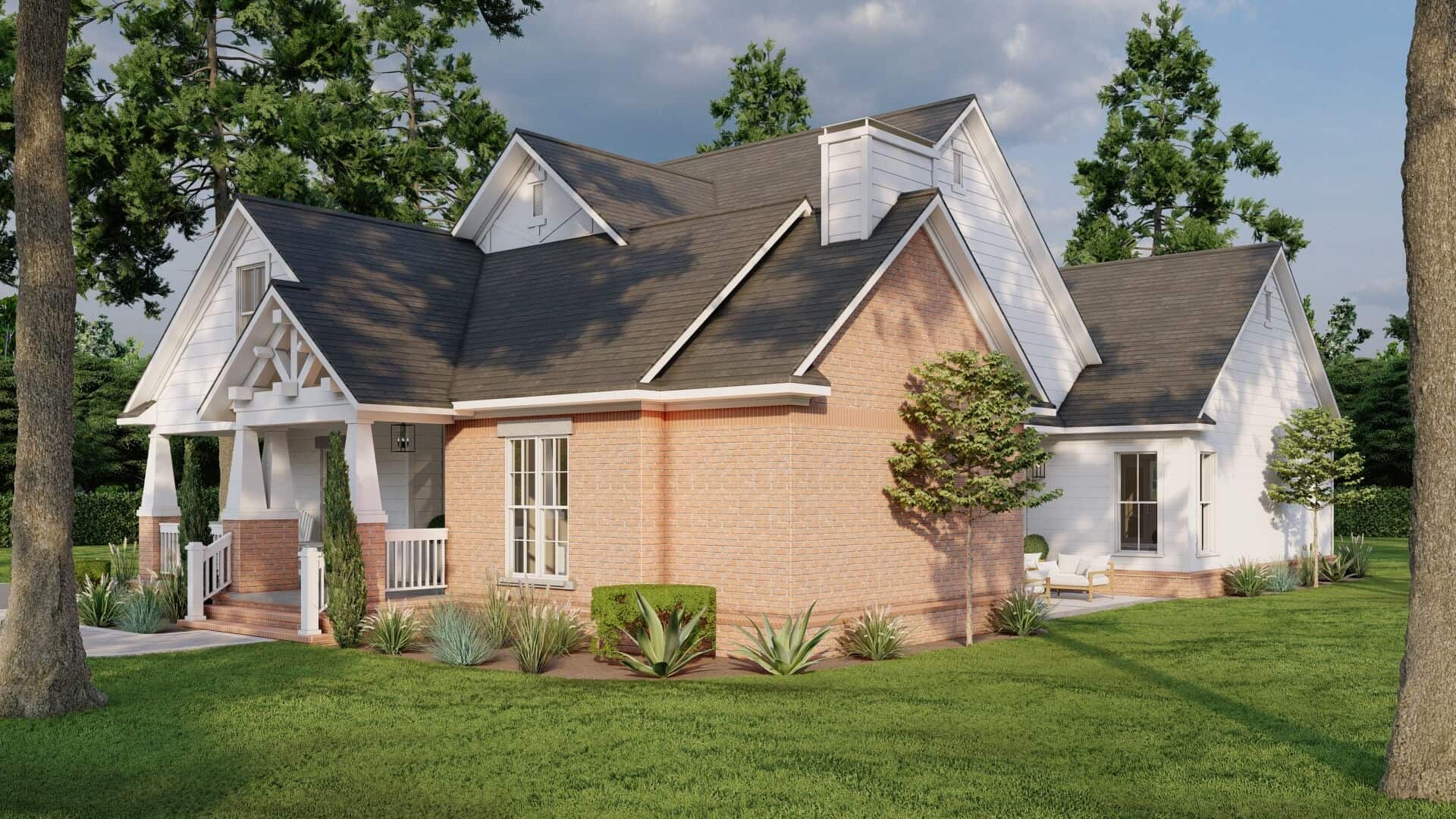 Right Side View of this 3-Bedroom,2146 Sq Ft Plan -153-1572