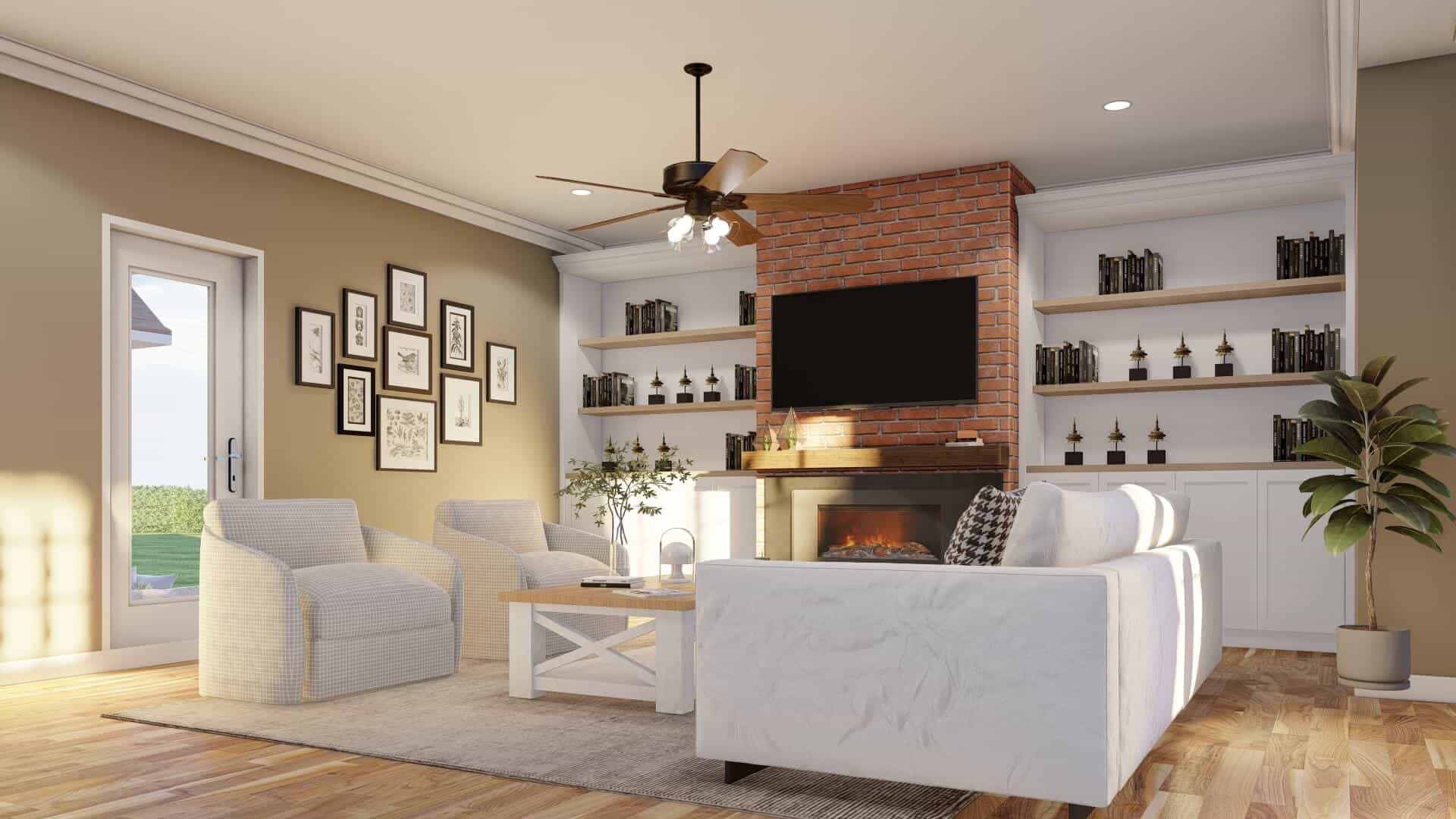 Great Room of this 3-Bedroom,2146 Sq Ft Plan -153-1572