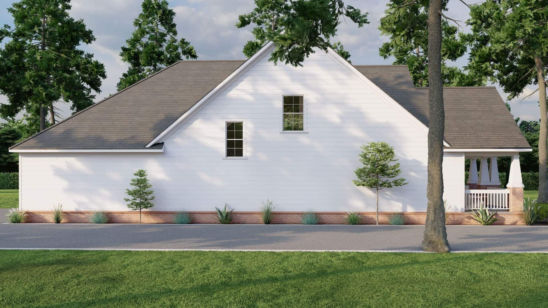 Left Side View of this 3-Bedroom,2146 Sq Ft Plan -153-1572