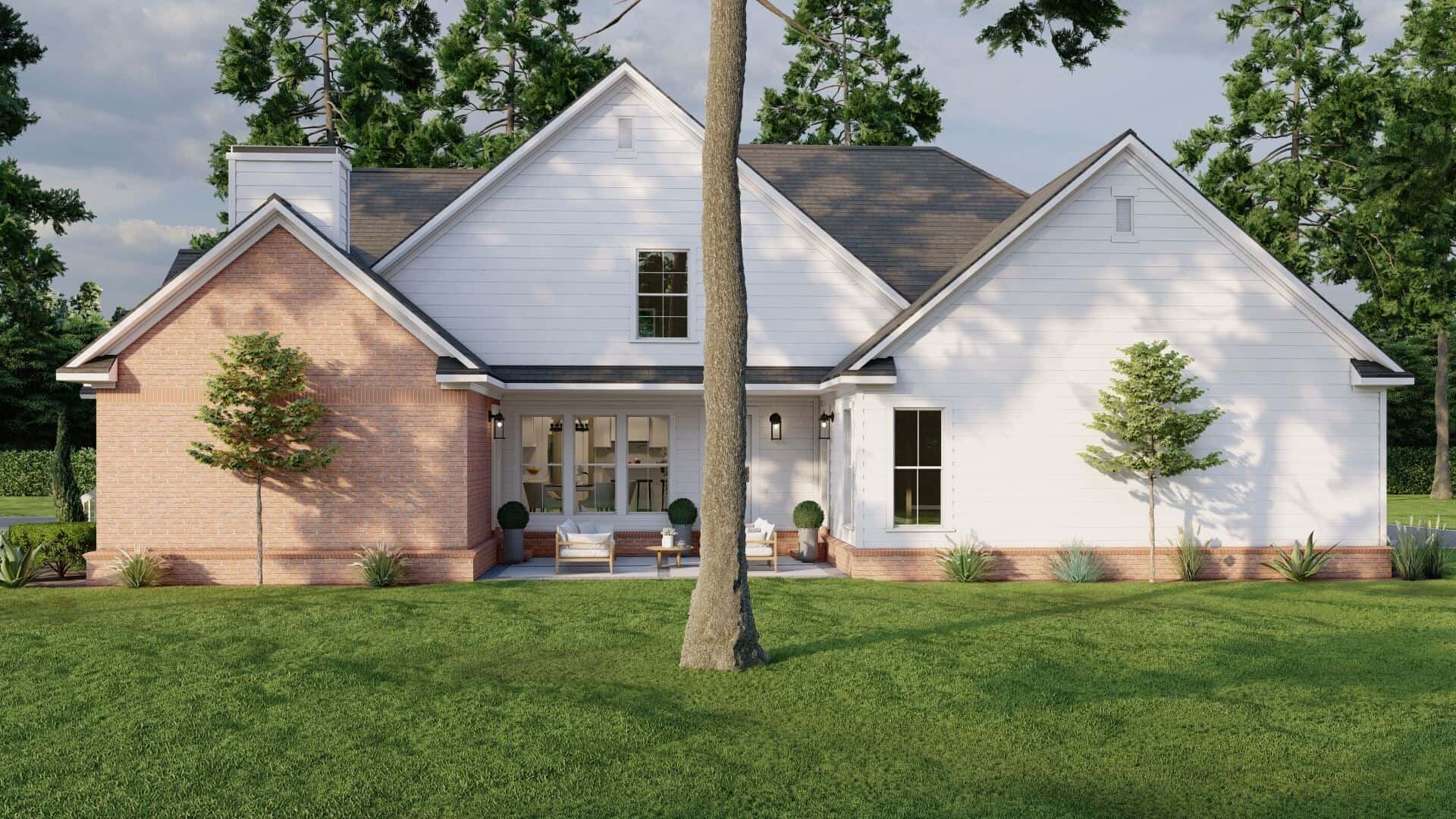 Right Side View of this 3-Bedroom,2146 Sq Ft Plan -153-1572