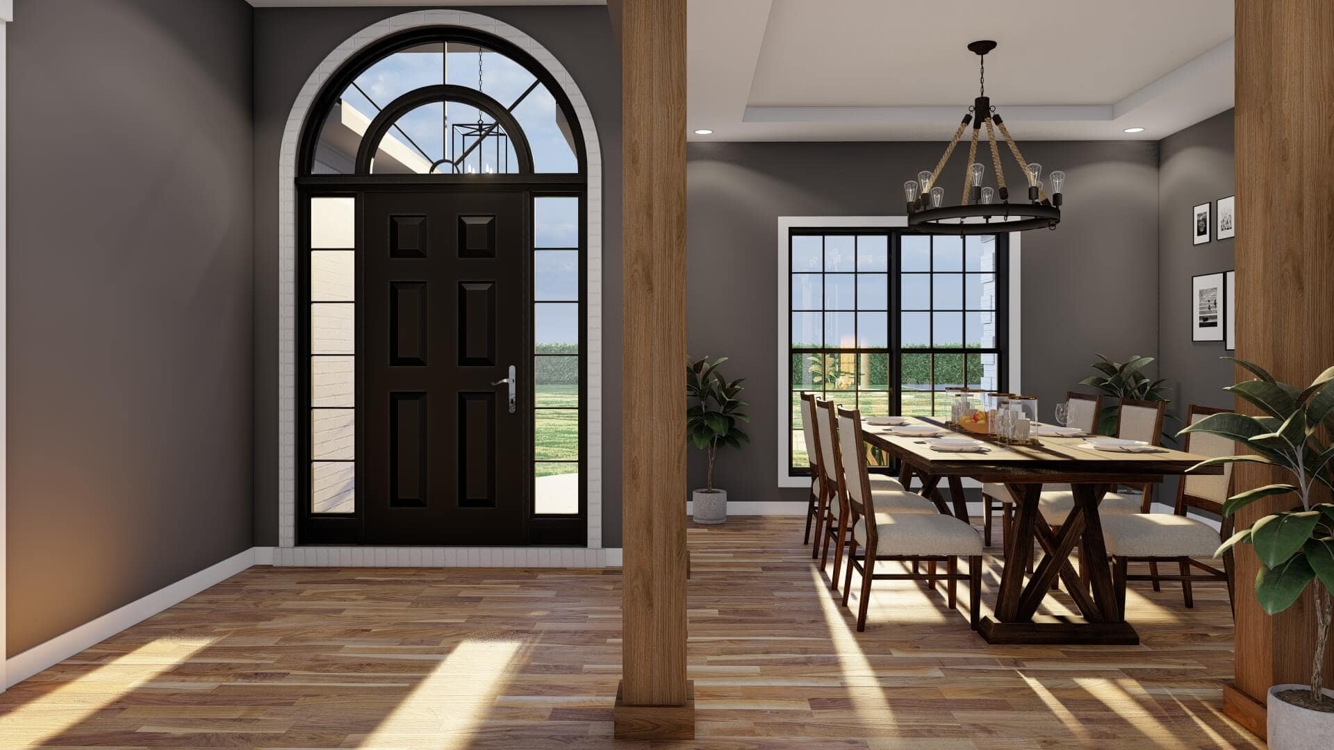 Entry Hall: Foyer of this 4-Bedroom,1989 Sq Ft Plan -153-1645
