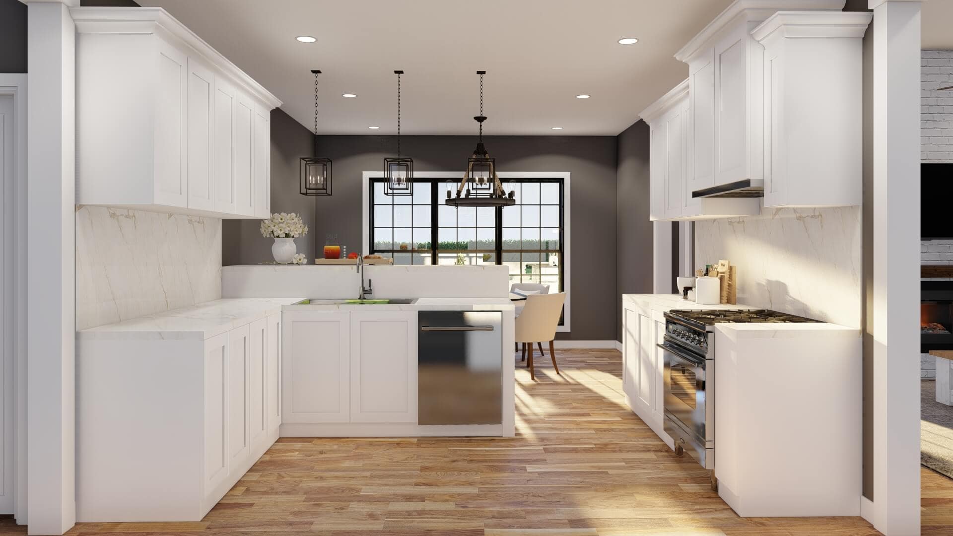 Kitchen of this 4-Bedroom,1989 Sq Ft Plan -153-1645