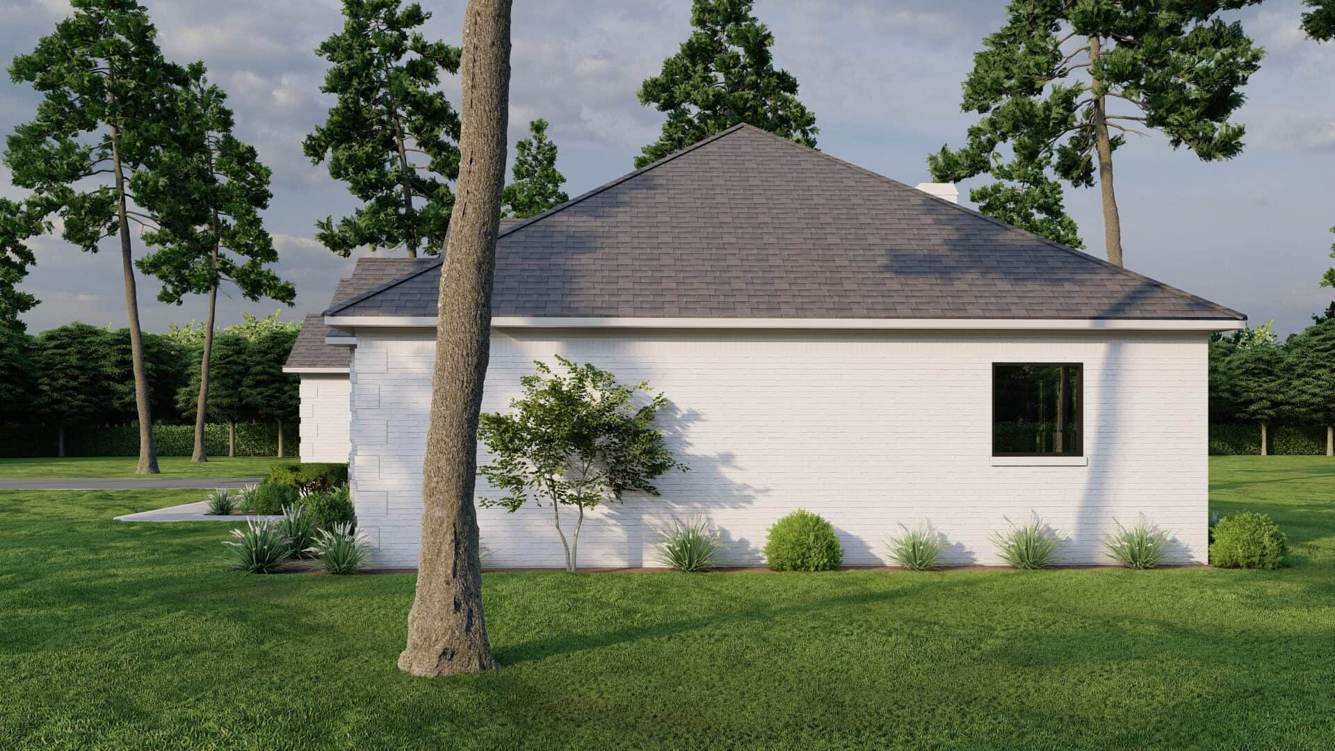 Right Side View of this 4-Bedroom,1989 Sq Ft Plan -153-1645