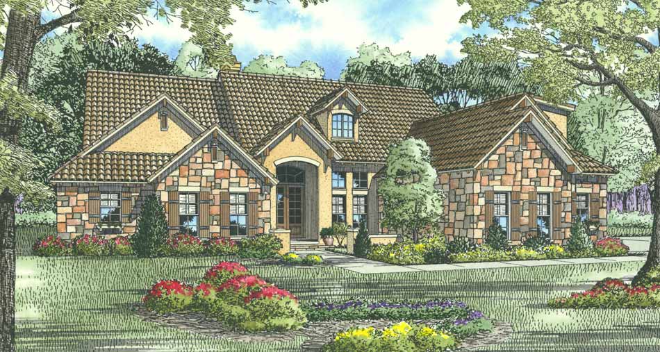Front View of this 5-Bedroom, 3003 Sq Ft Plan - 153-1659